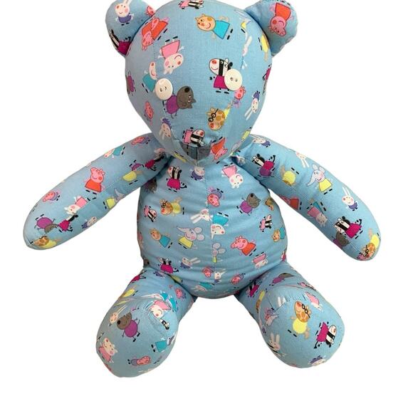 Handmade Pepa the Pig Bear Plush 17” Cuddly Stuffed Doll Unique Well Crafted - Picture 1 of 5